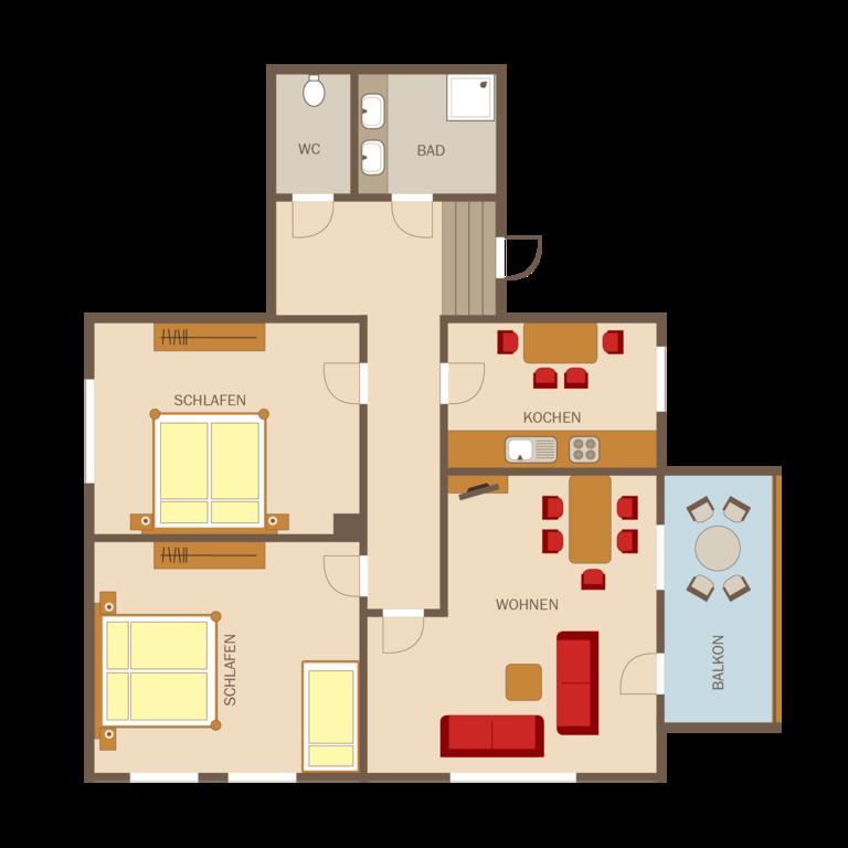 Ferienanlage Hechenbergerhof ビヒルバッハ 部屋 写真